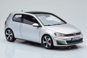 Volkswagen Golf GTI Mk7 Reflex Sidabrinis Norev 1:18 188551 Metalas - nuotrauka 6 iš 8
