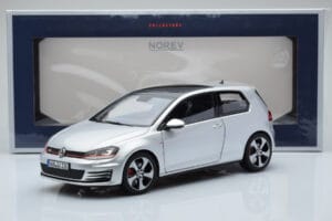 Volkswagen Golf GTI Mk7 Reflex Sidabrinis Norev 1:18 188551 Metalas - nuotrauka 8 iš 8