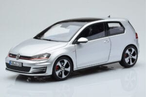 Volkswagen Golf GTI Mk7 Reflex Sidabrinis Norev 1:18 188551 Metalas