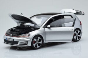 Volkswagen Golf GTI Mk7 Reflex Sidabrinis Norev 1:18 188551 Metalas - nuotrauka 2 iš 8