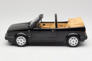 Volkswagen Golf Mk1 Kabrioletas Juodas Norev 1:18 188568 Metalas - nuotrauka 3 iš 6