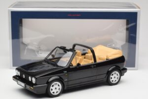Volkswagen Golf Mk1 Kabrioletas Juodas Norev 1:18 188568 Metalas - nuotrauka 6 iš 6