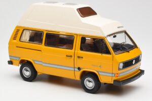 Volkswagen T3 Joker Kempingo Autobusas Schuco 1:18 450038500 Metalas - nuotrauka 6 iš 8