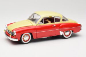 Wartburg 311 Coupe Raudonas & Smėlio Revell 1:18 8418 Metalas
