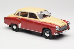 Wartburg 311 Dark Red Beige MCG 1:18 MCG18299 Metalas - nuotrauka 4 iš 6