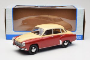 Wartburg 311 Dark Red Beige MCG 1:18 MCG18299 Metalas - nuotrauka 6 iš 6