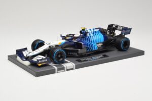 Williams Racing Mercedes FW43B #6 N. Latifi Belgian GP 2021 Minichamps 1:18 117211306 Metalas - nuotrauka 2 iš 6