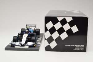 Williams Racing Mercedes FW43B #6 N. Latifi Belgian GP 2021 Minichamps 1:18 117211306 Metalas - nuotrauka 6 iš 6