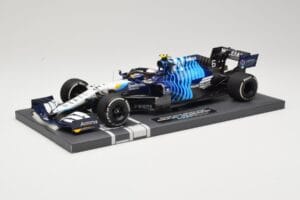 Williams Racing Mercedes FW43B #6 N. Latifi Saudi Arabian GP 2021 Minichamps 1:18 117212206 Metalas - nuotrauka 2 iš 6