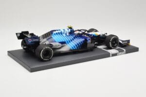 Williams Racing Mercedes FW43B #6 N. Latifi Saudi Arabian GP 2021 Minichamps 1:18 117212206 Metalas - nuotrauka 3 iš 6