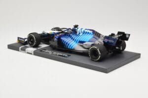 Williams Racing Mercedes FW43B #63 G. Russell Saudi Arabian GP 2021 Minichamps 1:18 117212263 Metalas - nuotrauka 5 iš 6