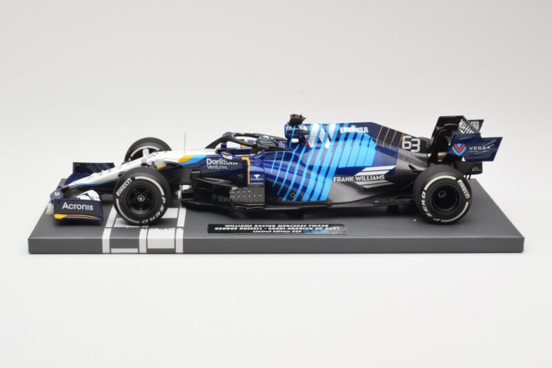 Williams Racing Mercedes FW43B #63 G. Russell Saudi Arabian GP 2021 Minichamps 1:18 117212263 Metalas