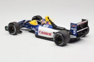 Williams Renault FW14B #5 N. Mansell F1 World Champion 1992 Minichamps 1:18 110920005 Metalas - nuotrauka 5 iš 8