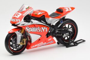 Yamaha YZR-M1 Gauloises Fortuna Yamaha #7 C. Checa MotoGP 2004 Minichamps 1:12 122043007 Metalas - nuotrauka 2 iš 6