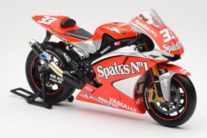 Yamaha YZR-M1 Gauloises Fortuna Yamaha #7 C. Checa MotoGP 2004 Minichamps 1:12 122043007 Metalas - nuotrauka 4 iš 6