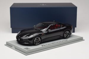 Maserati GranTurismo Trofeo Nero Assoluto BBR 1:18 P18240CMAS Derva - nuotrauka 7 iš 7