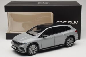 Mercedes EQS SUV X296 Manufaktur Alpine Grey NZG 1:18 B66960591 Metalas - nuotrauka 8 iš 8