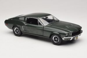 Ford Mustang GT Bullitt su Steve McQueen Figūrėle Greenlight 1:18 12885 Metalas - nuotrauka 6 iš 8