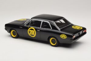 Opel Rekord C #201 Black Widow MCG 1:18 MCG18560 Metalas - nuotrauka 5 iš 6