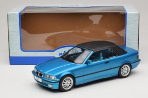 BMW 3 Series E36 Kabrioletas Mėlynas Metalinis MCG 1:18 MCG18319 Metalas - nuotrauka 7 iš 7
