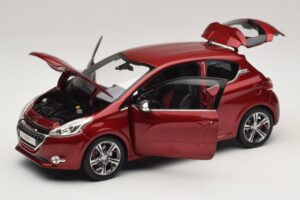 Peugeot 208 GTI Rubis Red Norev 1:18 184700 Metalas - nuotrauka 2 iš 8
