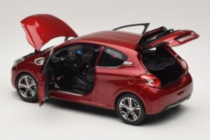 Peugeot 208 GTI Rubis Red Norev 1:18 184700 Metalas - nuotrauka 5 iš 8