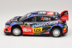 Ford Puma Rally1 #22 M. Sesks / R. Francis Rally Sweden 2025 IXO 1:18 18RMC240 Metalas - nuotrauka 3 iš 6