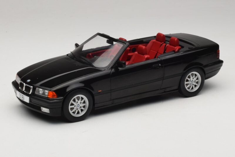 BMW 3 Series E36 Kabrioletas Juodas MCG 1:18 MCG18318 Metalas