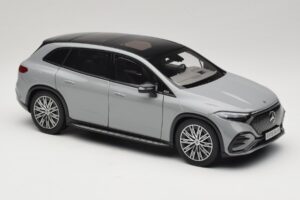 Mercedes EQS SUV X296 Manufaktur Alpine Grey NZG 1:18 B66960591 Metalas - nuotrauka 6 iš 8