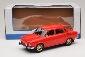 Skoda 100 Raudonas Auksiniai Ratlankiai MCG 1:18 MCG18784 Metalas - nuotrauka 6 iš 6