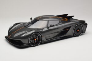 Koenigsegg Jesko Absolut 0-400-0 km/h Rekordas Graphite Grey GT Spirit 1:12 GT575 Derva