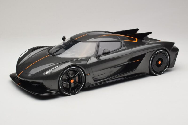 Koenigsegg Jesko Absolut 0-400-0 km/h Rekordas Graphite Grey GT Spirit 1:12 GT575 Derva