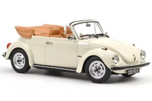 Volkswagen 1303 Kabrioletas Cream White Norev 1:18 188535 Metalas