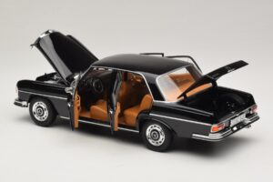 Mercedes 280 SE W108 Juodas Norev 1:18 183360 Metalas - nuotrauka 5 iš 8