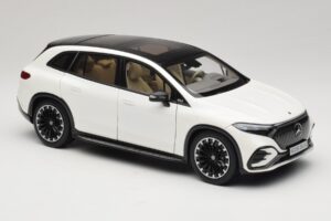 Mercedes EQS SUV X296 Manufaktur Diamond White NZG 1:18 B66960590 Metalas - nuotrauka 6 iš 8