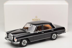 Mercedes 280 SE W108 Juodas Norev 1:18 183360 Metalas - nuotrauka 8 iš 8