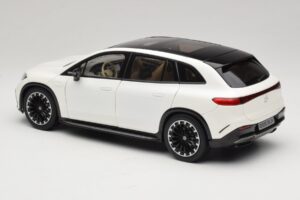 Mercedes EQS SUV X296 Manufaktur Diamond White NZG 1:18 B66960590 Metalas - nuotrauka 7 iš 8