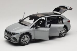Mercedes EQS SUV X296 Manufaktur Alpine Grey NZG 1:18 B66960591 Metalas - nuotrauka 2 iš 8
