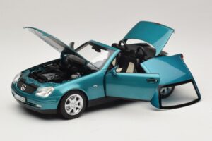 Mercedes SLK R170 Vivianite Green Norev 1:18 183021 Metalas - nuotrauka 2 iš 10