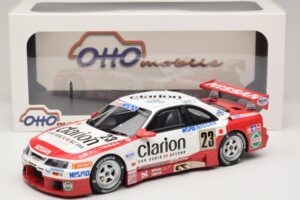 Nissan Skyline GT-R R33 LM GT1 #23 K. Hoshino / M. Hasemi / T. Suzuki Clarion Team NISMO 24 Hours of Le Mans 1996 Otto 1:18 O - nuotrauka 6 iš 6