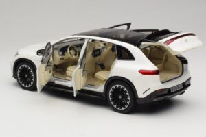 Mercedes EQS SUV X296 Manufaktur Diamond White NZG 1:18 B66960590 Metalas - nuotrauka 5 iš 8