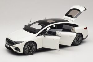 Mercedes EQS V297 Manufaktur Opalite White NZG 1:18 B66961049 Metalas - nuotrauka 2 iš 8