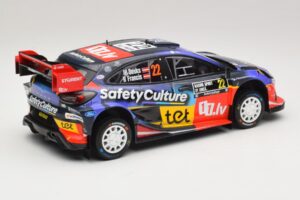 Ford Puma Rally1 #22 M. Sesks / R. Francis Rally Sweden 2025 IXO 1:18 18RMC240 Metalas - nuotrauka 2 iš 6