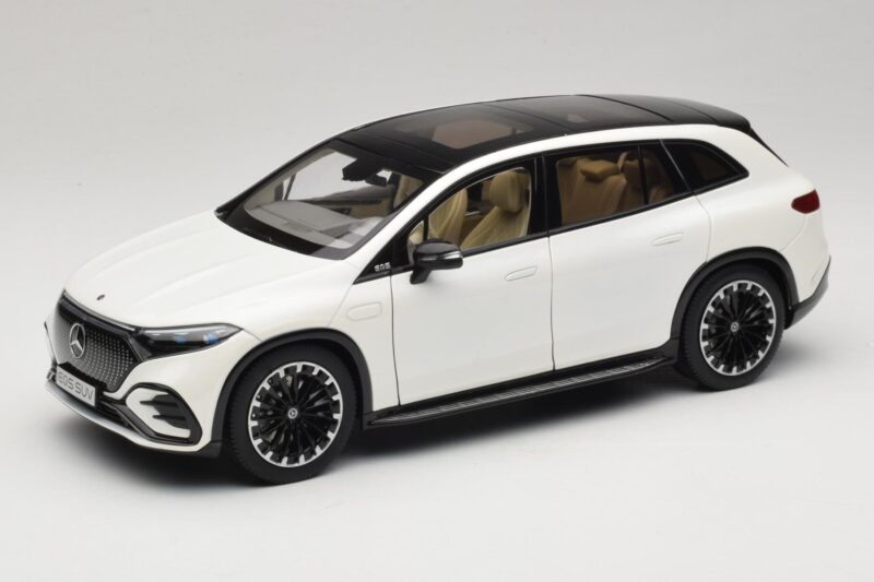 Mercedes EQS SUV X296 Manufaktur Diamond White NZG 1:18 B66960590 Metalas