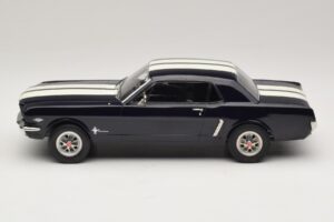 Ford Mustang Nightmist Blue Norev 1:18 182805 Metalas - nuotrauka 3 iš 6