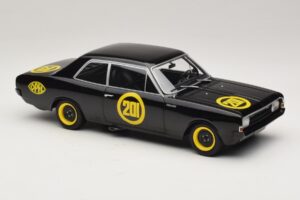 Opel Rekord C #201 Black Widow MCG 1:18 MCG18560 Metalas - nuotrauka 4 iš 6