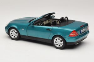 Mercedes SLK R170 Vivianite Green Norev 1:18 183021 Metalas - nuotrauka 9 iš 10