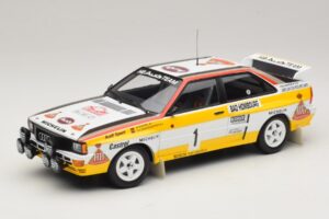 Audi Quattro #1 W. Rohrl / C. Geistdorfer Rally Monte Carlo Winner 1984 Minichamps 1:18 A5-5894 Metalas