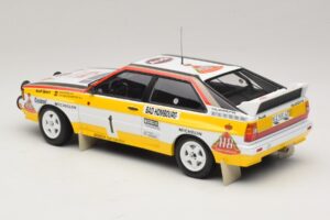 Audi Quattro #1 W. Rohrl / C. Geistdorfer Rally Monte Carlo Winner 1984 Minichamps 1:18 A5-5894 Metalas - nuotrauka 5 iš 6