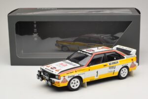Audi Quattro #1 W. Rohrl / C. Geistdorfer Rally Monte Carlo Winner 1984 Minichamps 1:18 A5-5894 Metalas - nuotrauka 6 iš 6